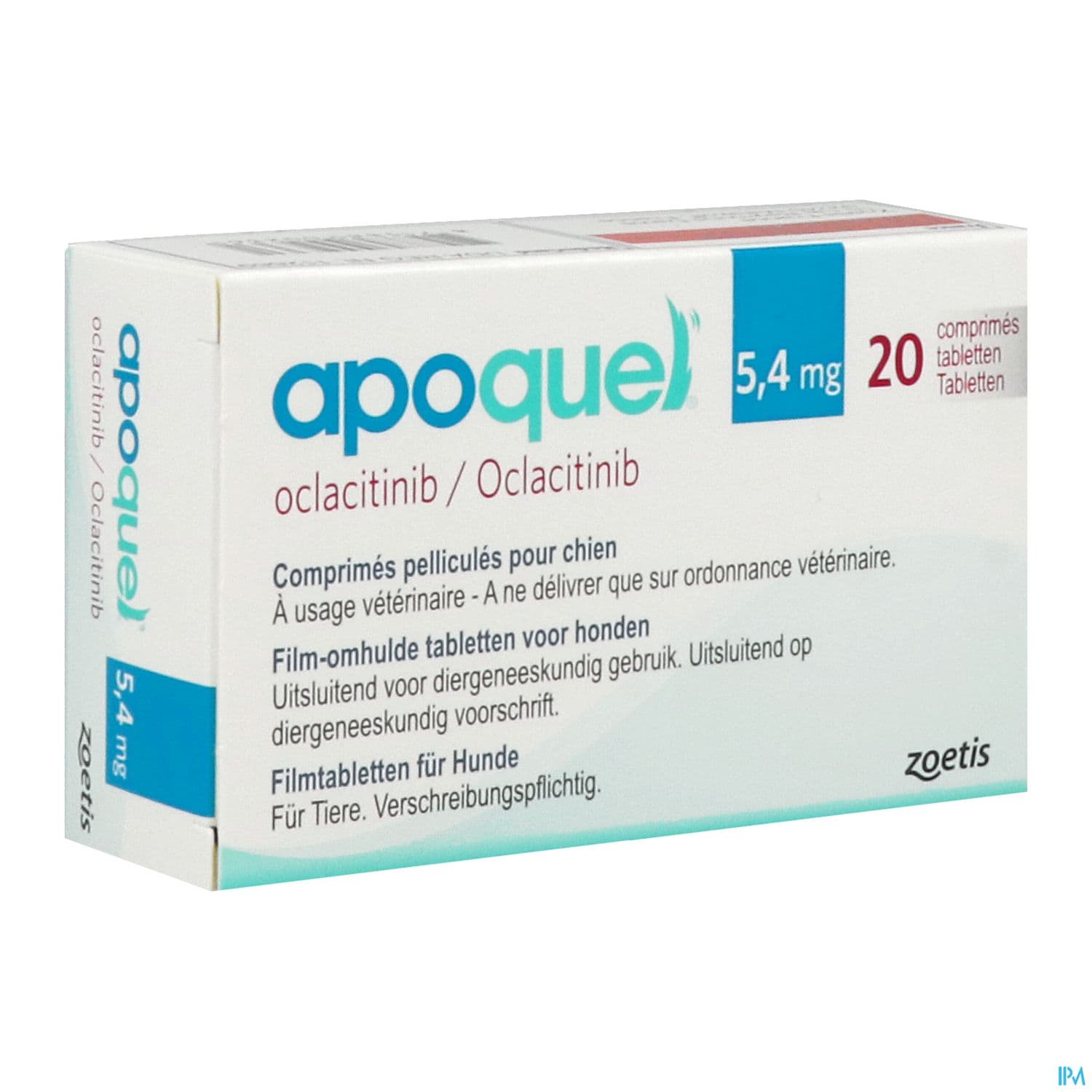 APOQUEL 5,4mg Cpr Ch/Cht B/20 — Pharmacie Tocaven - Bordeaux