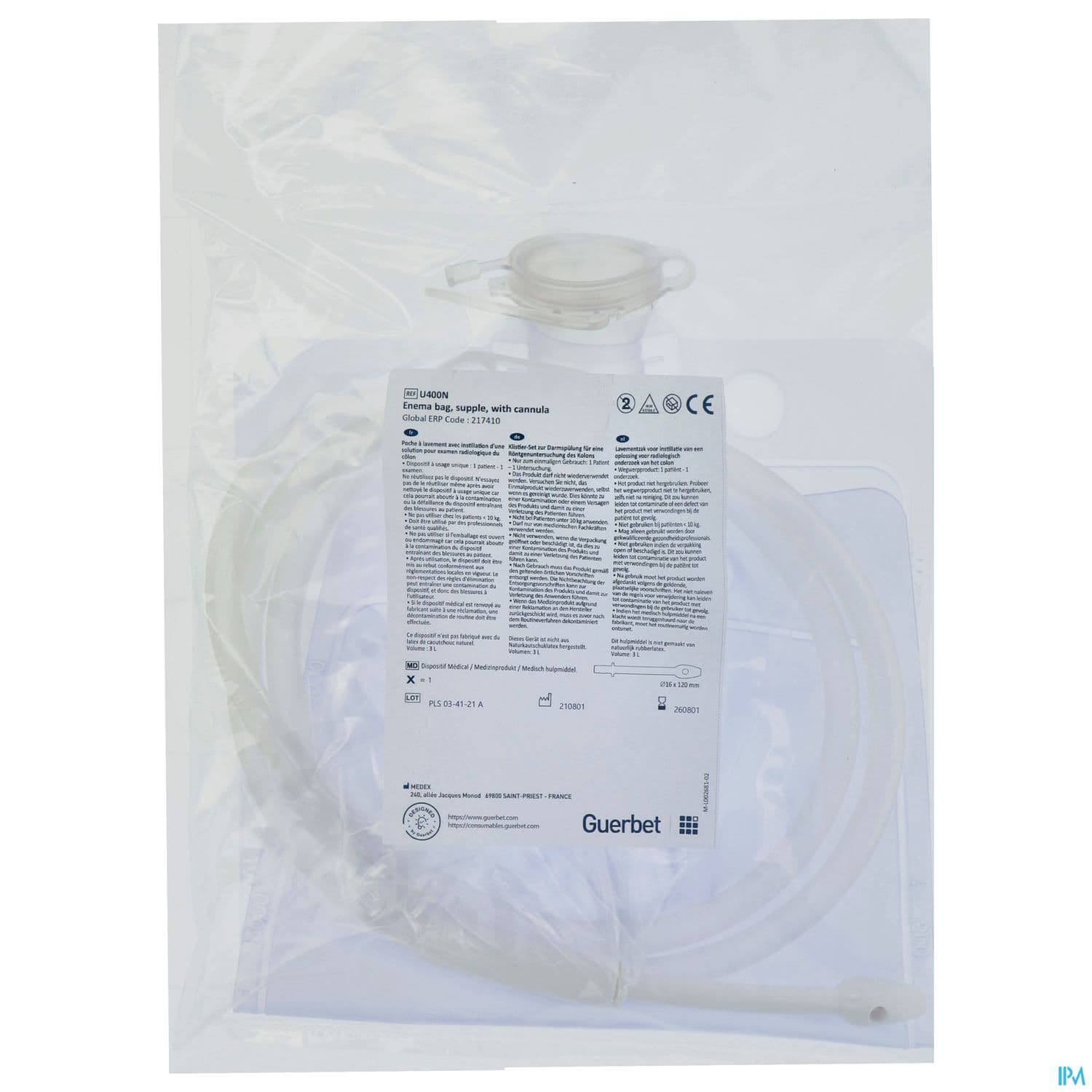 GUERBET POC SPL +TUB CANU 400N