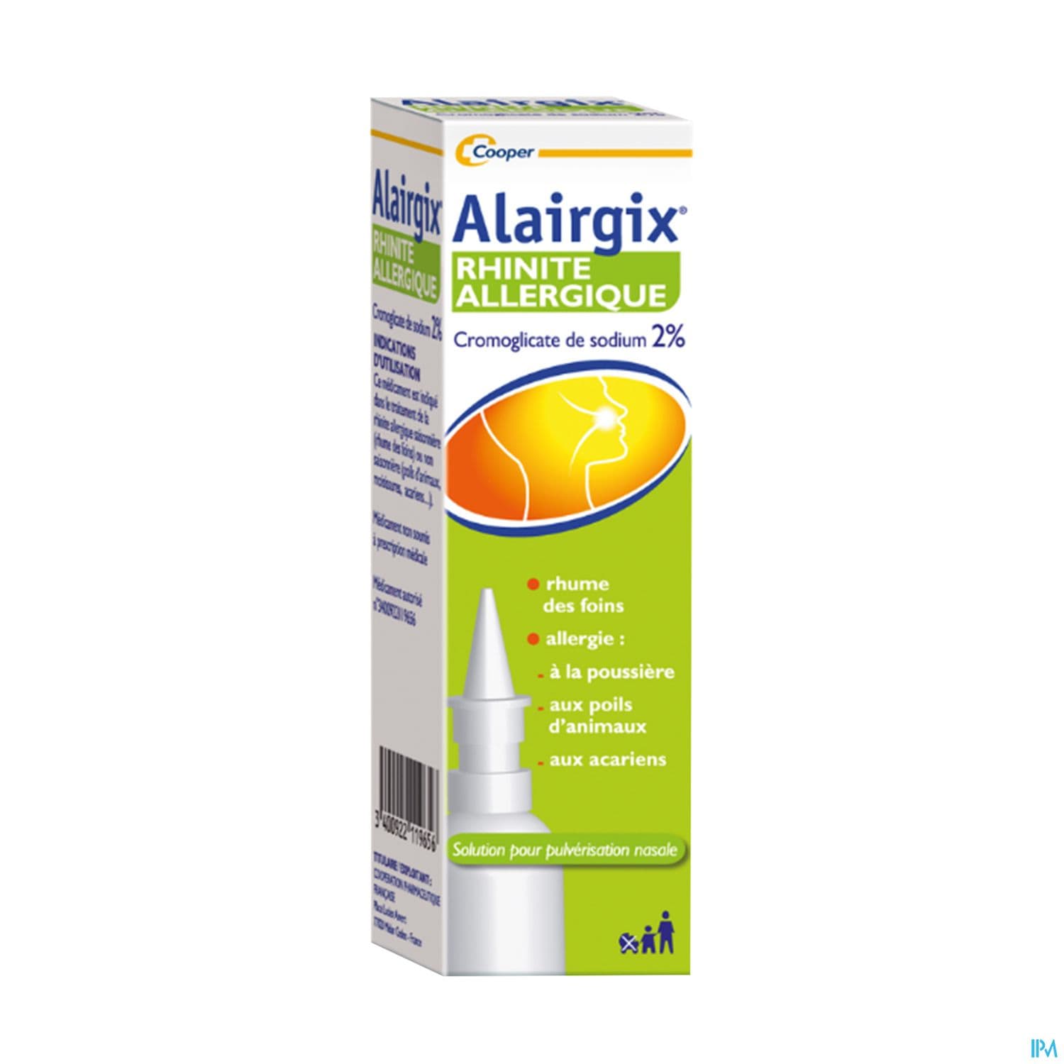 Alairgix Rhinite Allergique 2% Solution Pulverisation Nasal 15ml