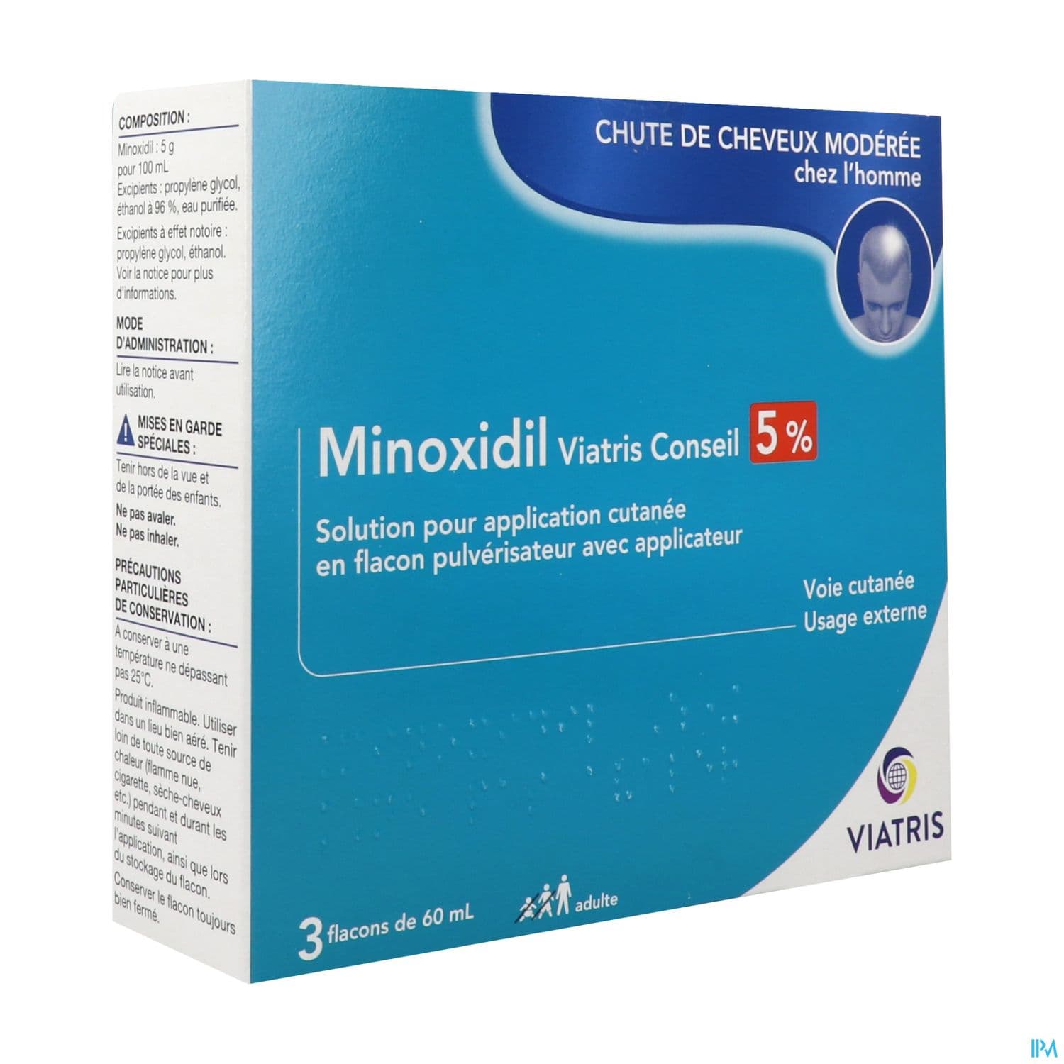 MINOXIDIL 5% VTS CONS SOL EXT60ML3