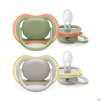 Avent Sucette Ultra Air 6/18mois X2