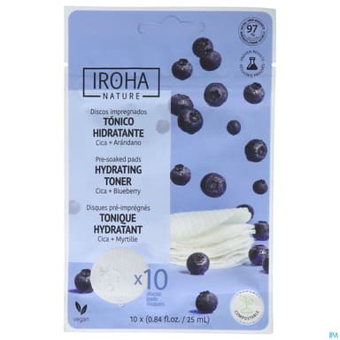 Iroha Coton Tonique Hydratant Et Apaisant X10
