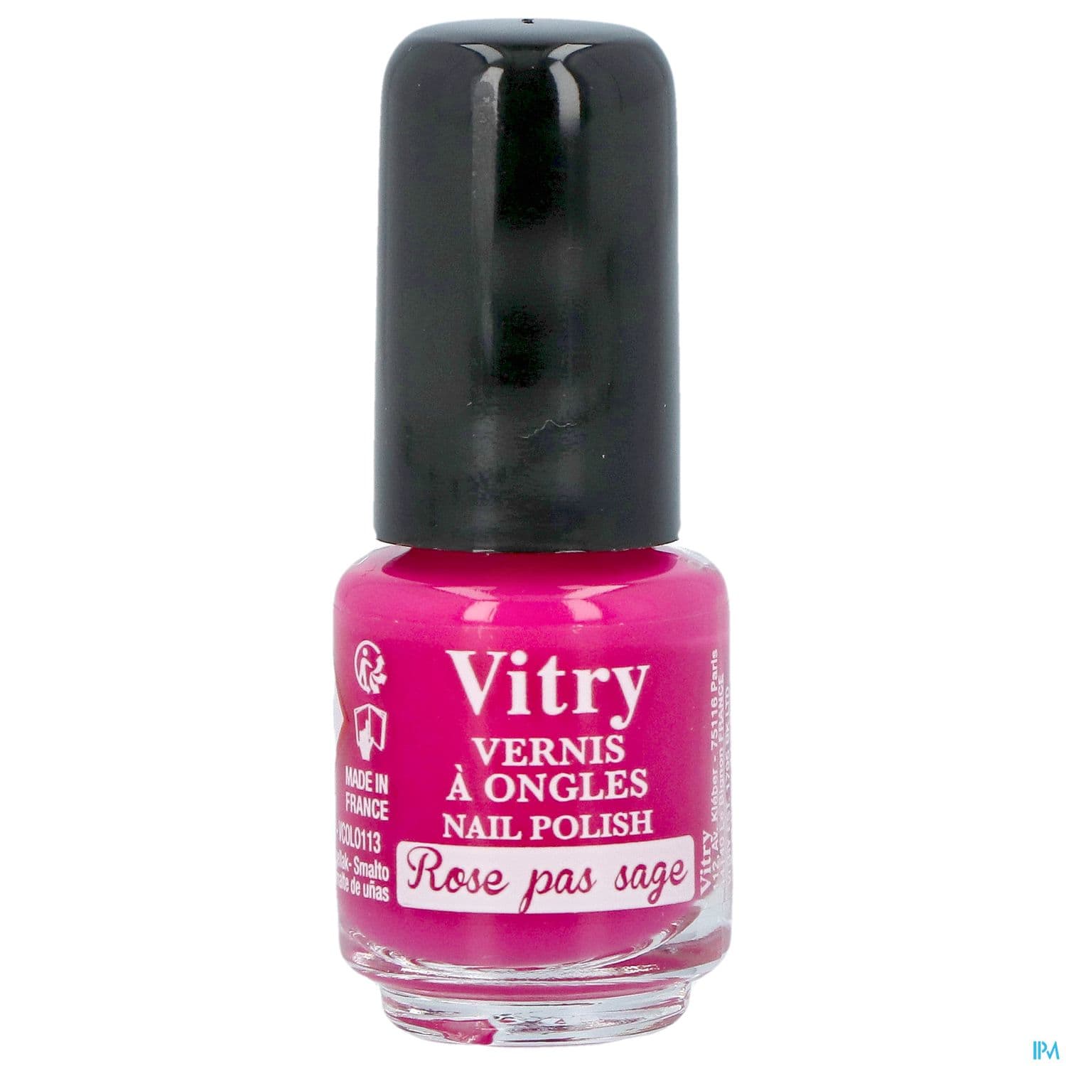 Vitry Vernis Ongles Rose Pas Sage Mini 4ml