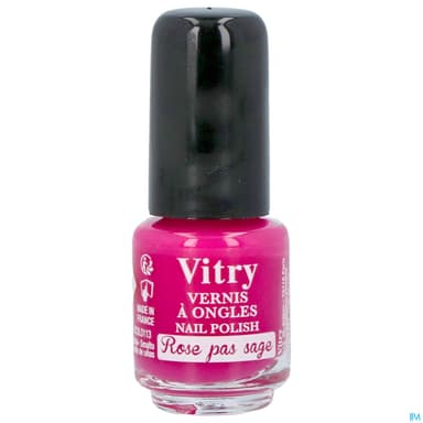 Vitry Vernis Ongles Rose Pas Sage Mini 4ml