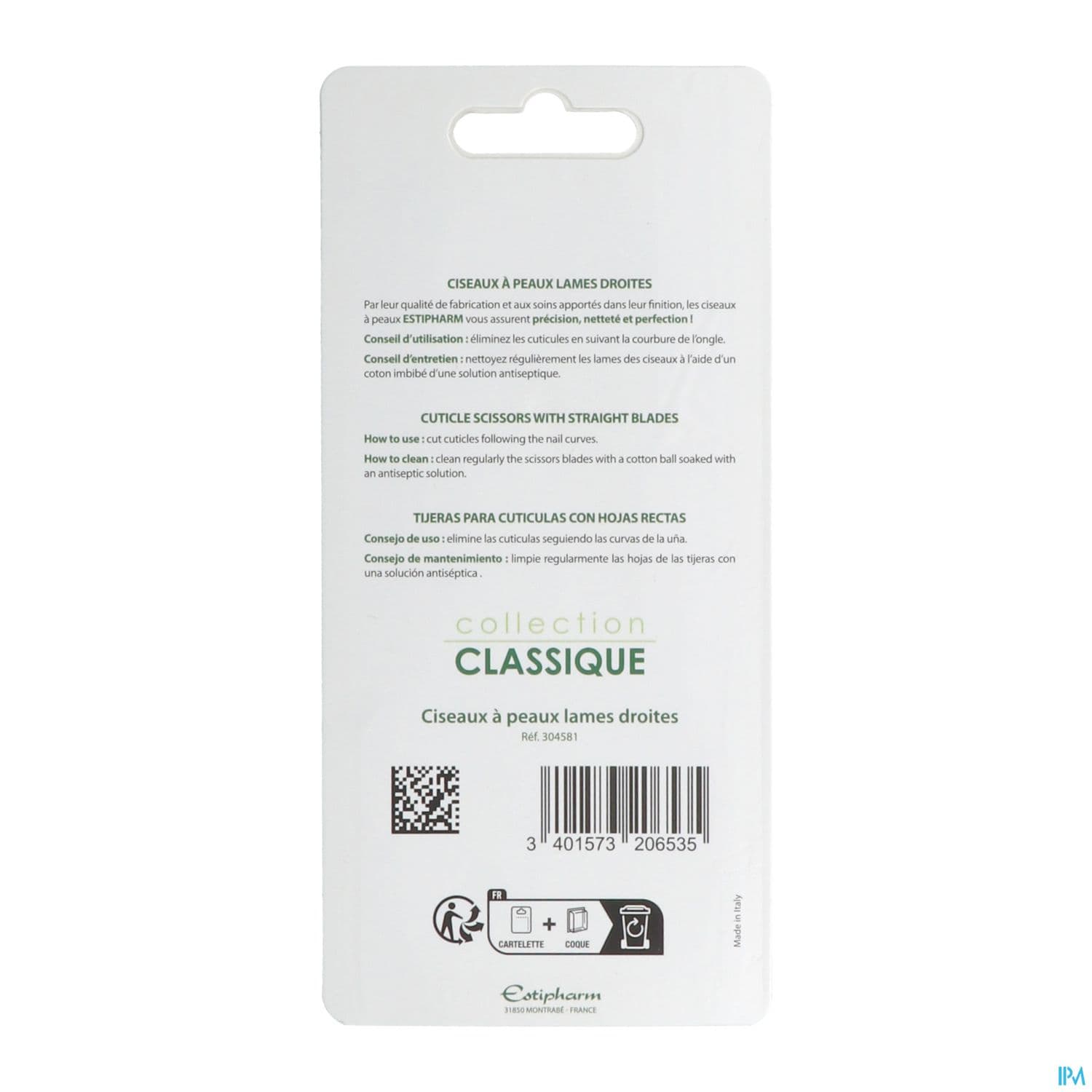 CIS/PEAU ESTIPHARM LAME DROITE