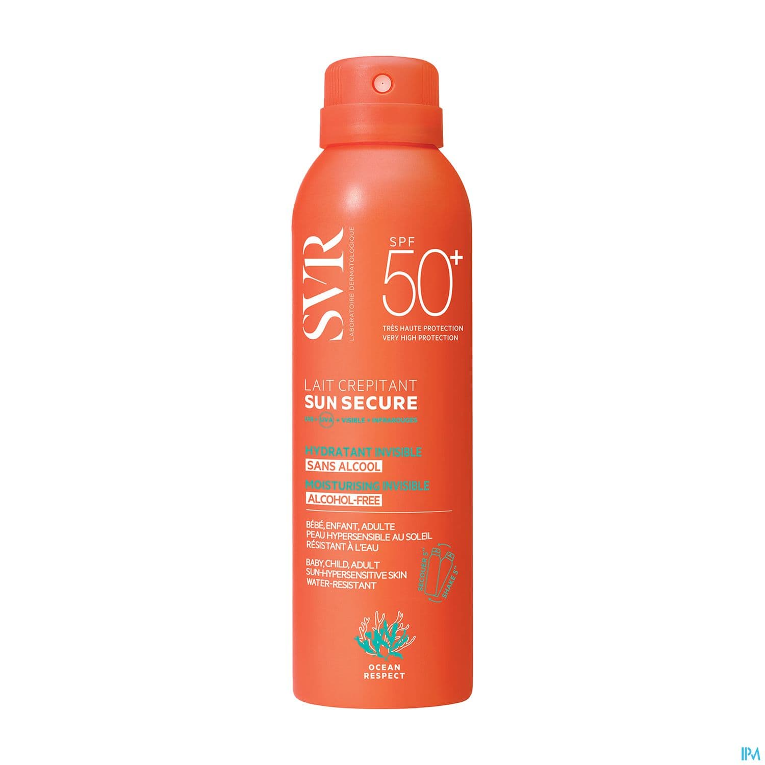Svr Sun Secure Lait Crepitant Spf50+ 200ml