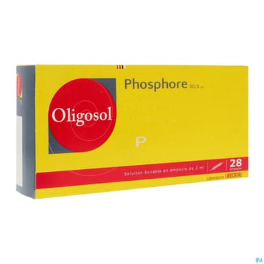Oligosol Phosphore Solution Buvable Ampoule 2ml 28