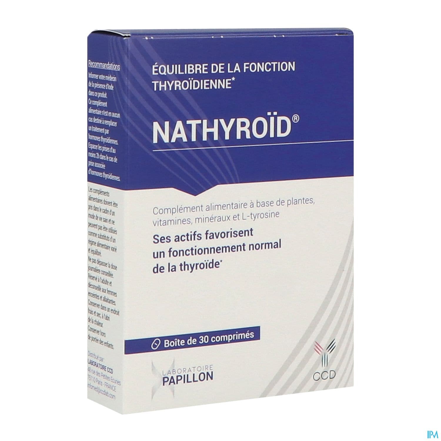 Nathyroid Equilibre Fonction Thyroide Comprime 30