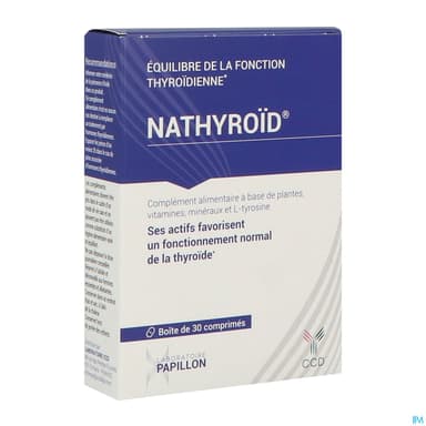 Nathyroid Equilibre Fonction Thyroide Comprime 30
