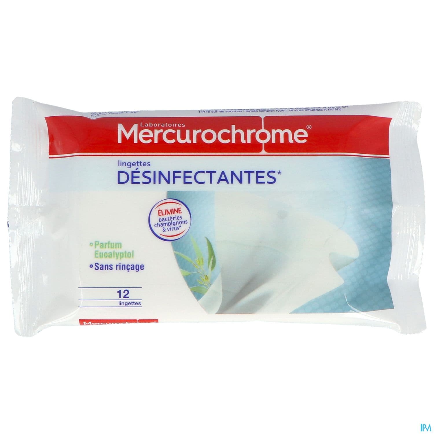 Mercurochrome Lingette Desinfectante 12