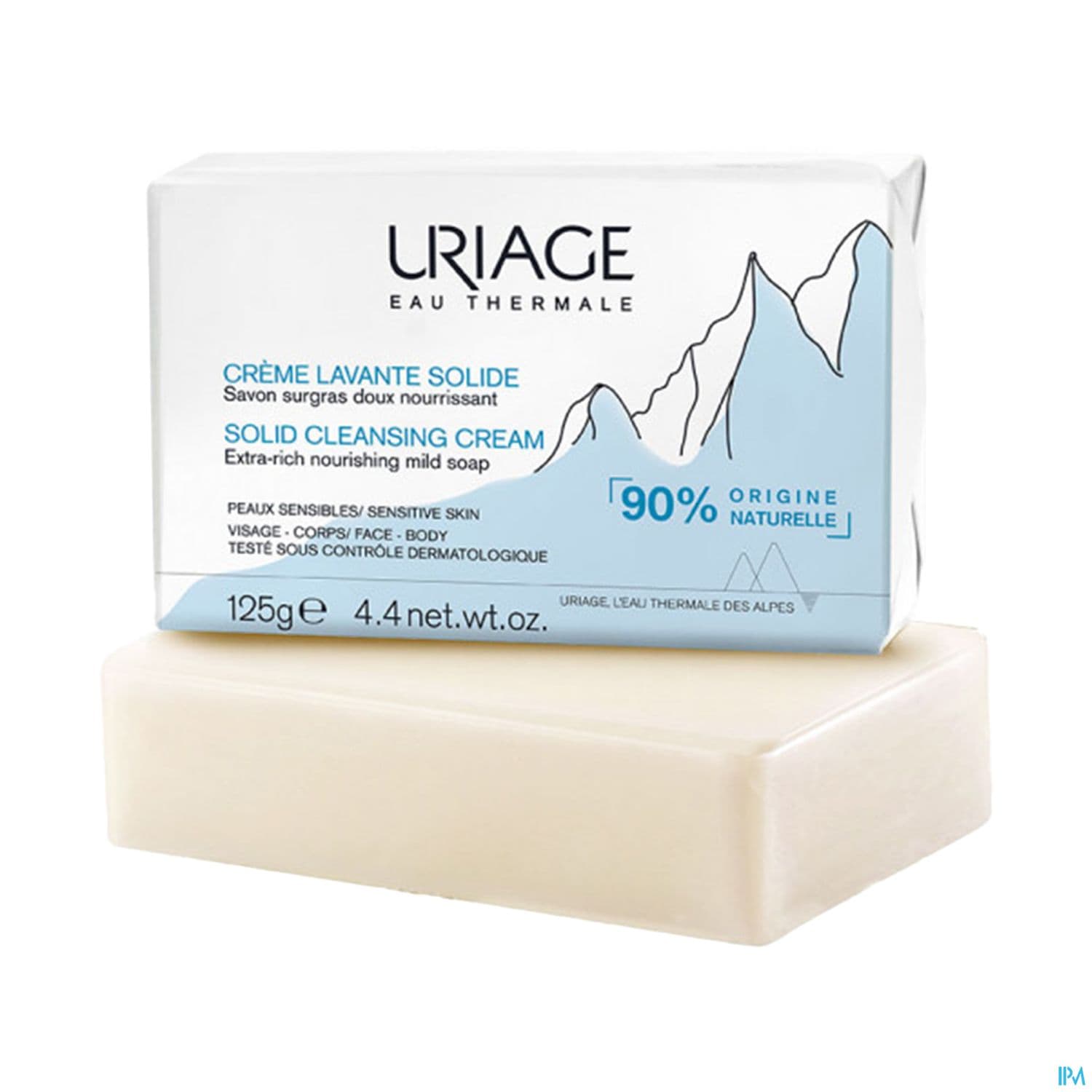 URIAGE CR LAVANTE SOLIDE 125G — Pharmacie du Flore