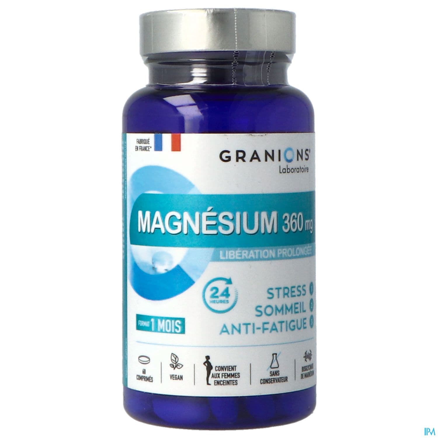 Granions Magnesium 360mg Stress Sommeil Comprime 60