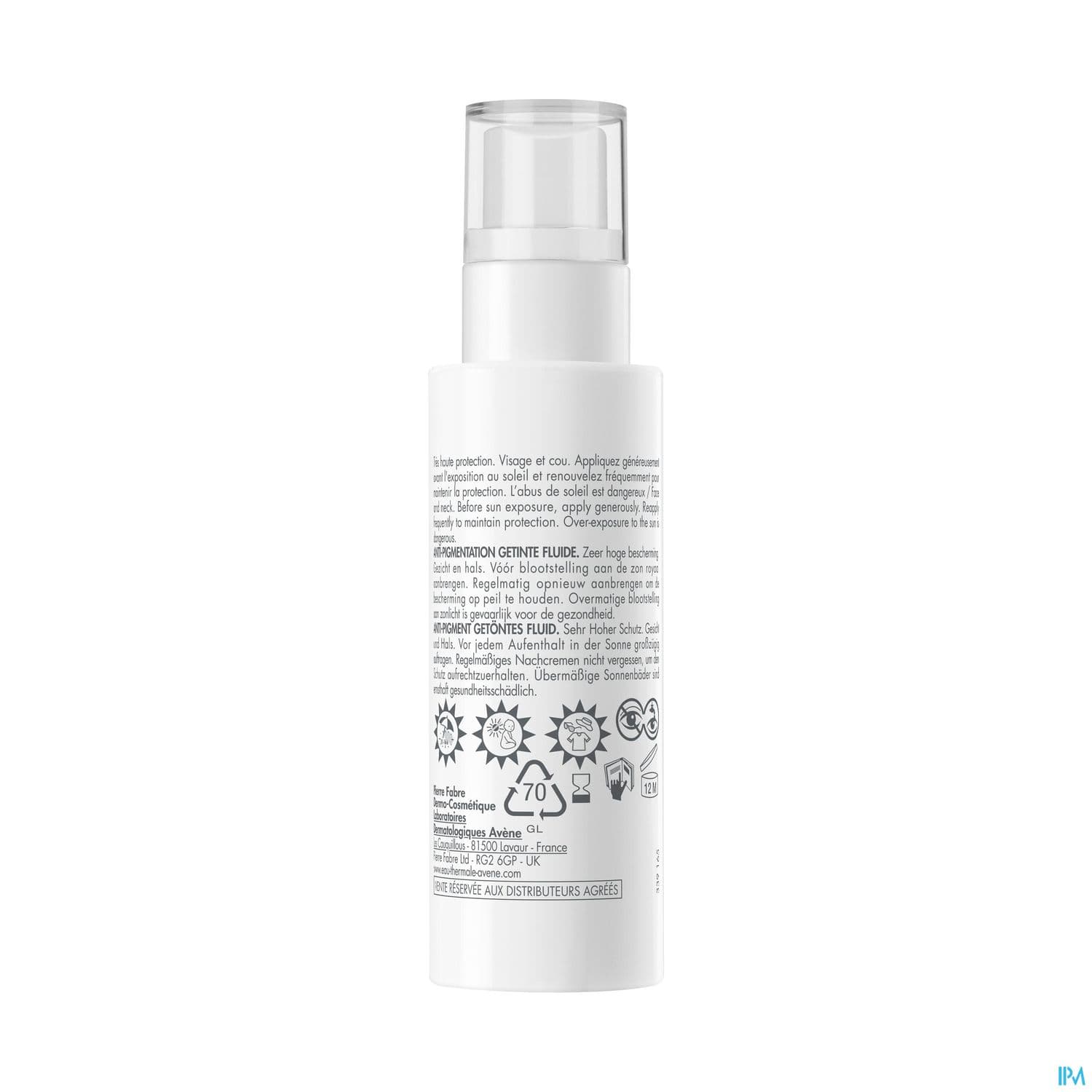 AVENE SOL SPF50+ A/PIGMENT 40ML