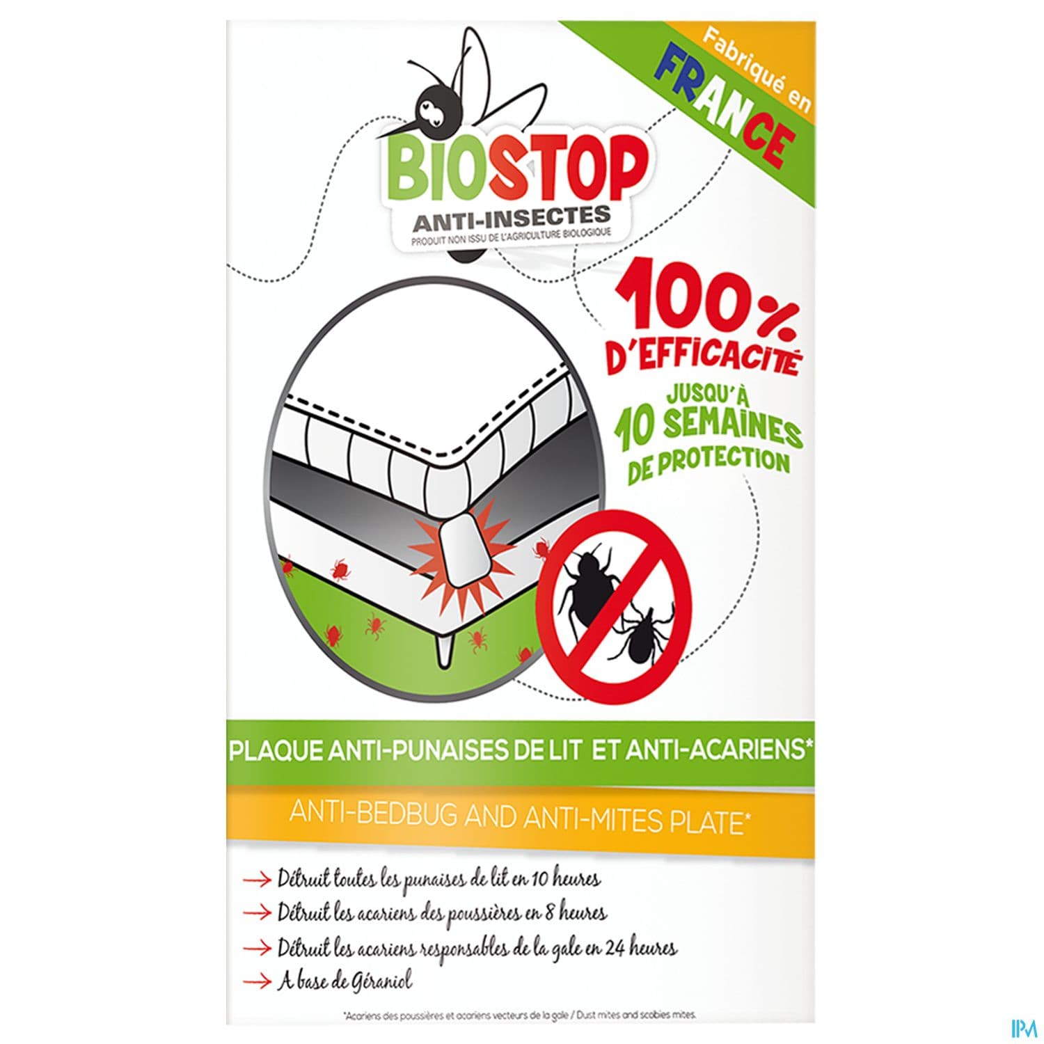 BIOSTOP PLAQ A/PUNAISE LIT