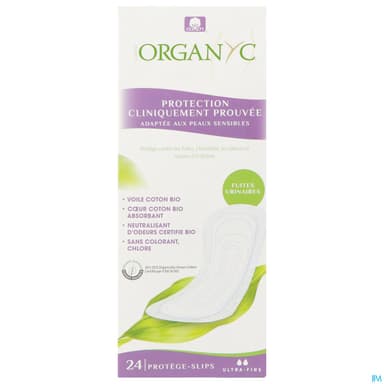 Organyc Protege Slip Ultrafin Coton Bio Pour Fuite Legere 24