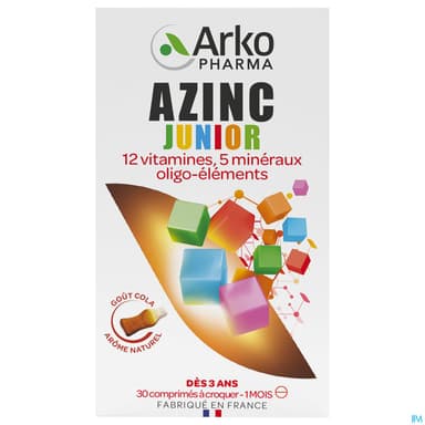 AZINC VITALITE JUNIOR COLA CPR 30