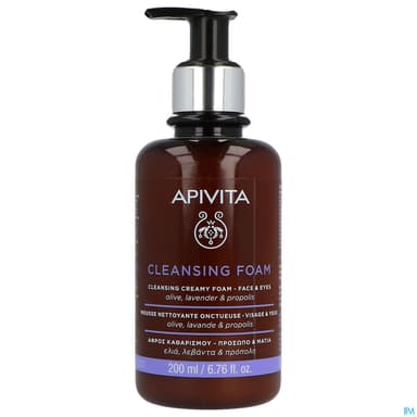 Apivita Gel Nettoyant Visage Yeux 200ml