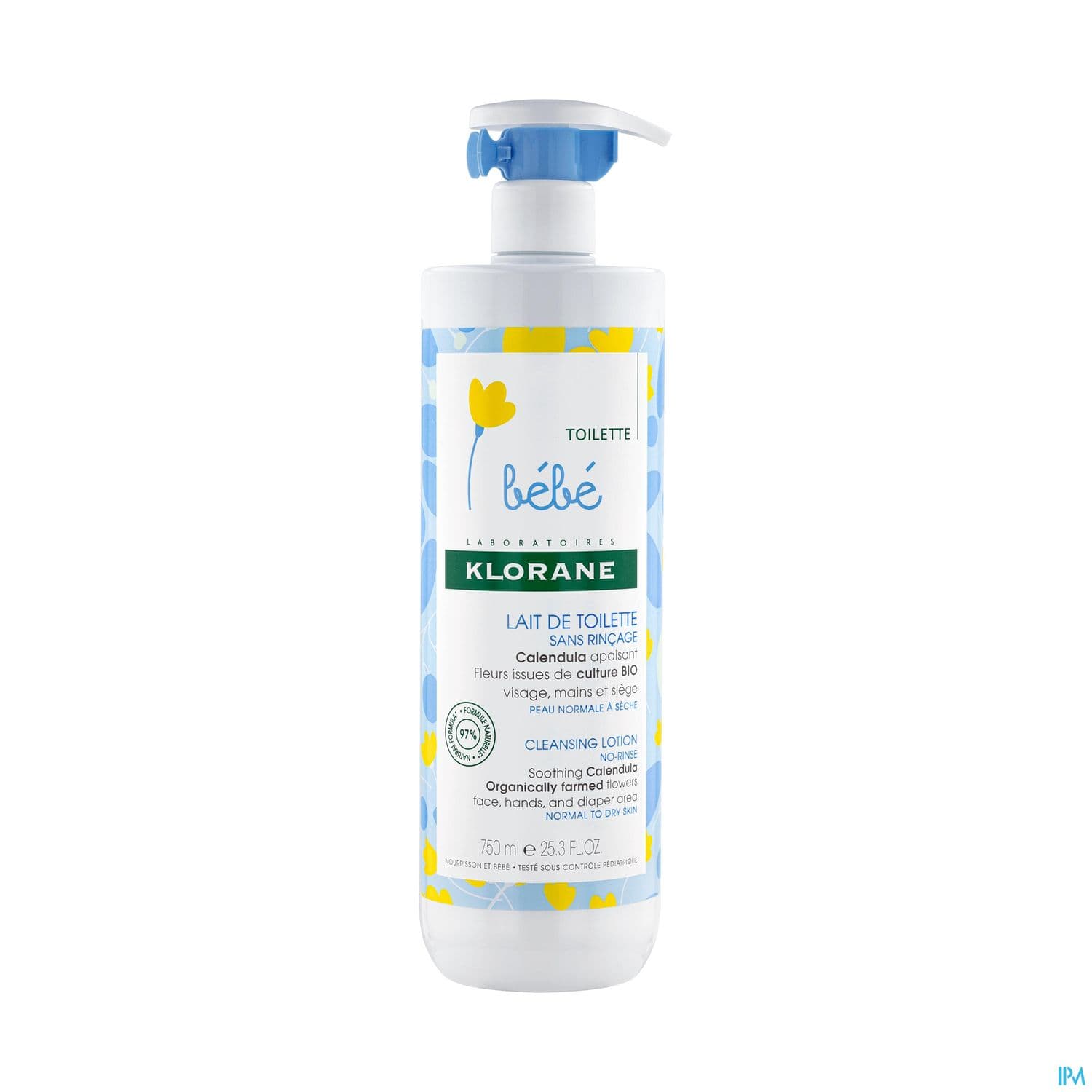 KLORANE BB Lait toil Fl ppe/750ml