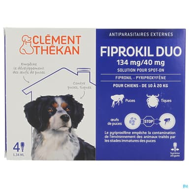 CLEM/THEK FIPROKIL DUO CHIEN 10-20