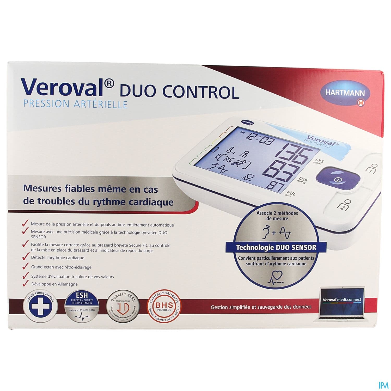 Hartmann Veroval Duo Control Tensiometre Bras M