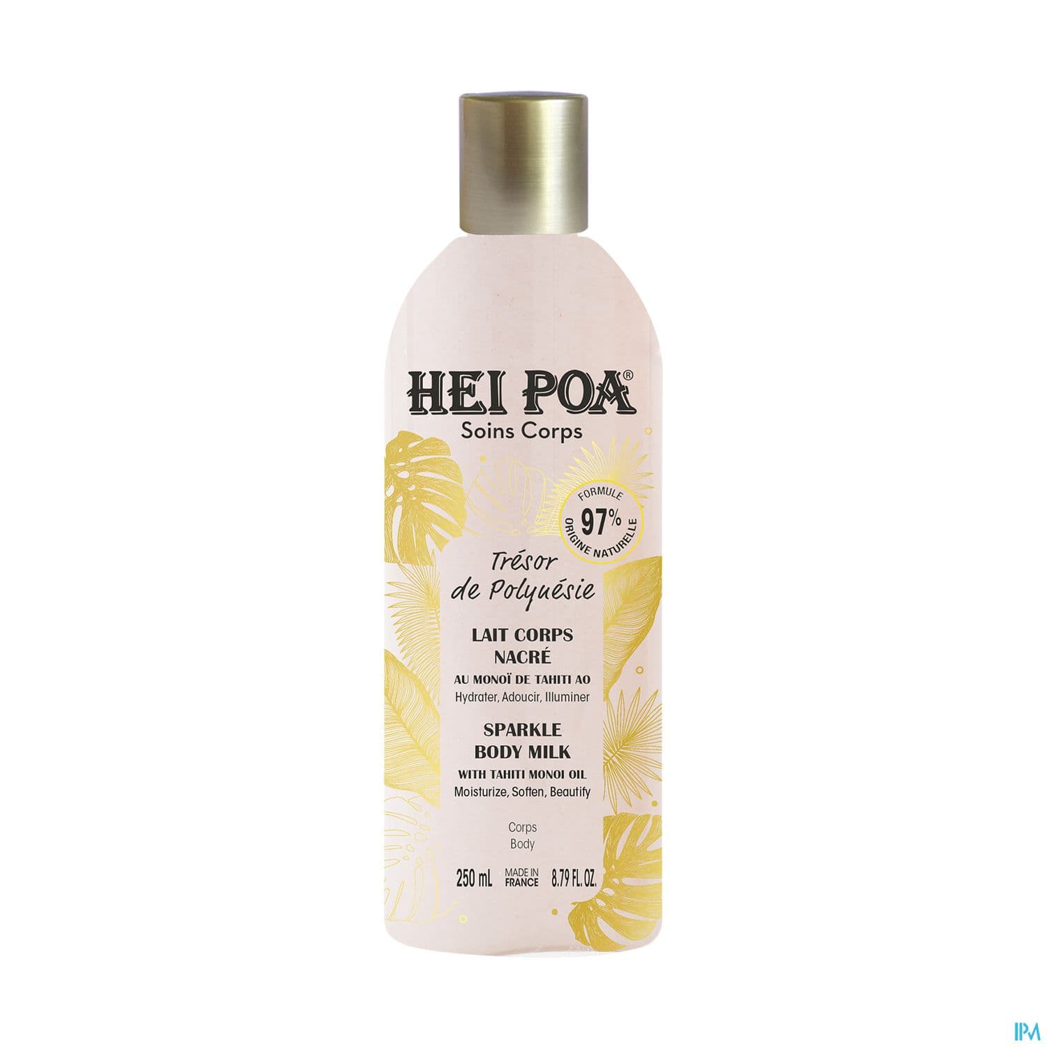 Hei Poa Lait Corps Nacre Tresor De Polynesie 250ml