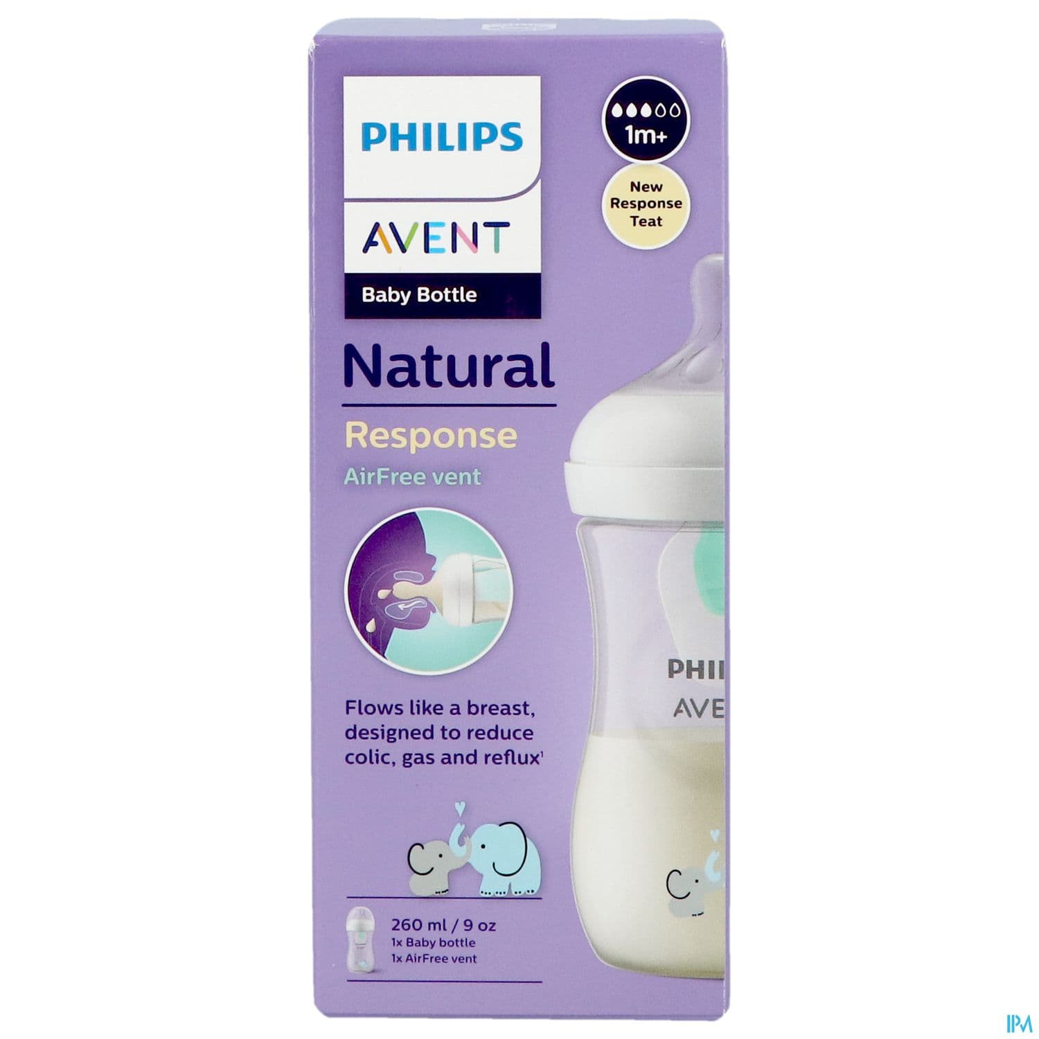BIB AVENT NAT RESPONSE AC260 ELEPH