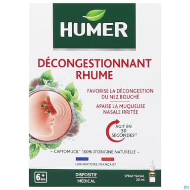 HUMER DECONGESTIONNANT SPR 20ML