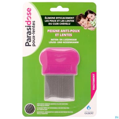 PEIGNE PARASIDOSE DENT CANNELEE