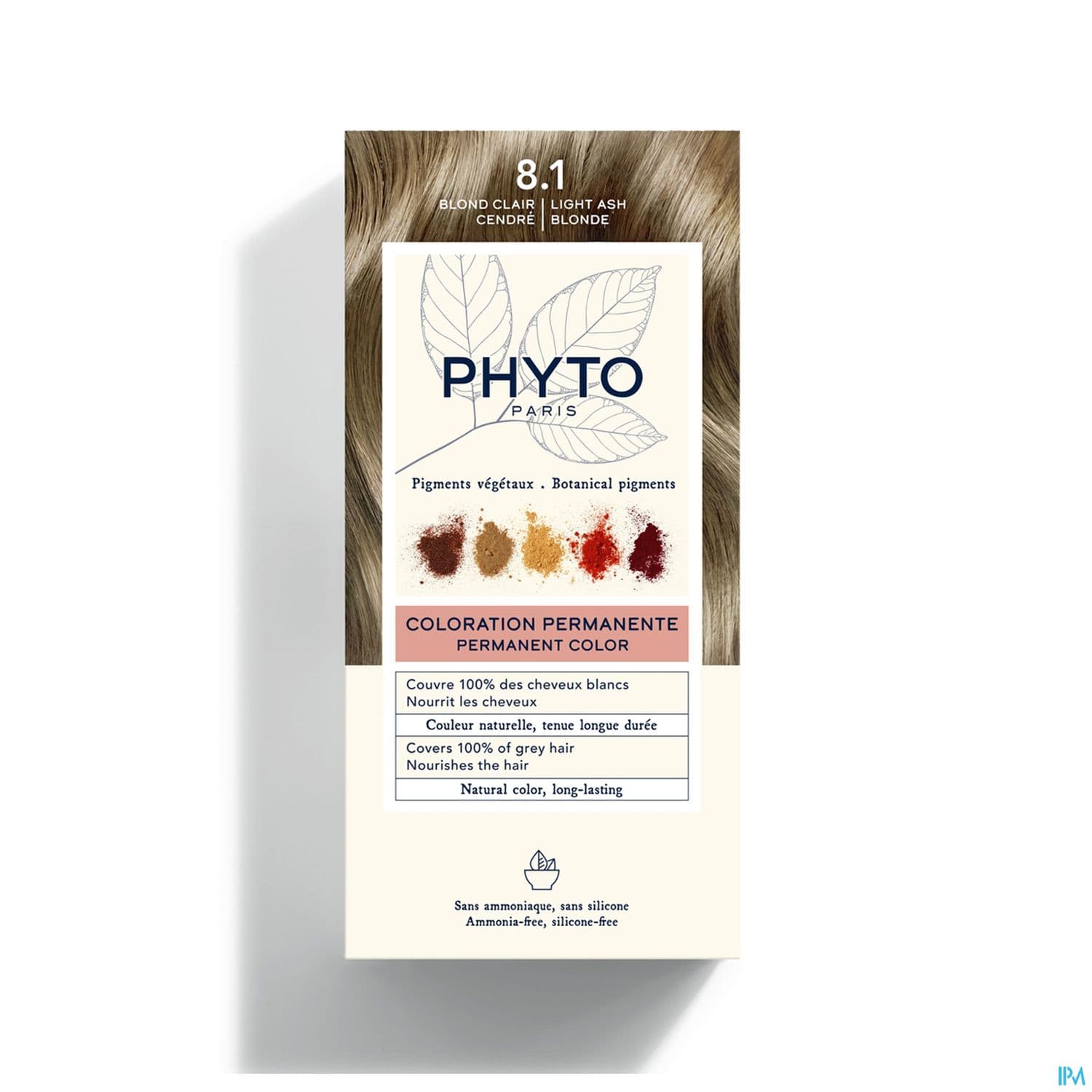 PHYTO COLOR 8.1 BLOND CLAIR CENDRE