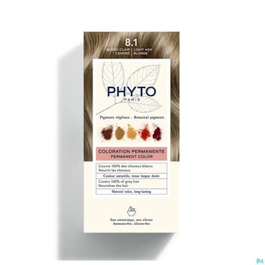 PHYTO COLOR 8.1 BLOND CLAIR CENDRE