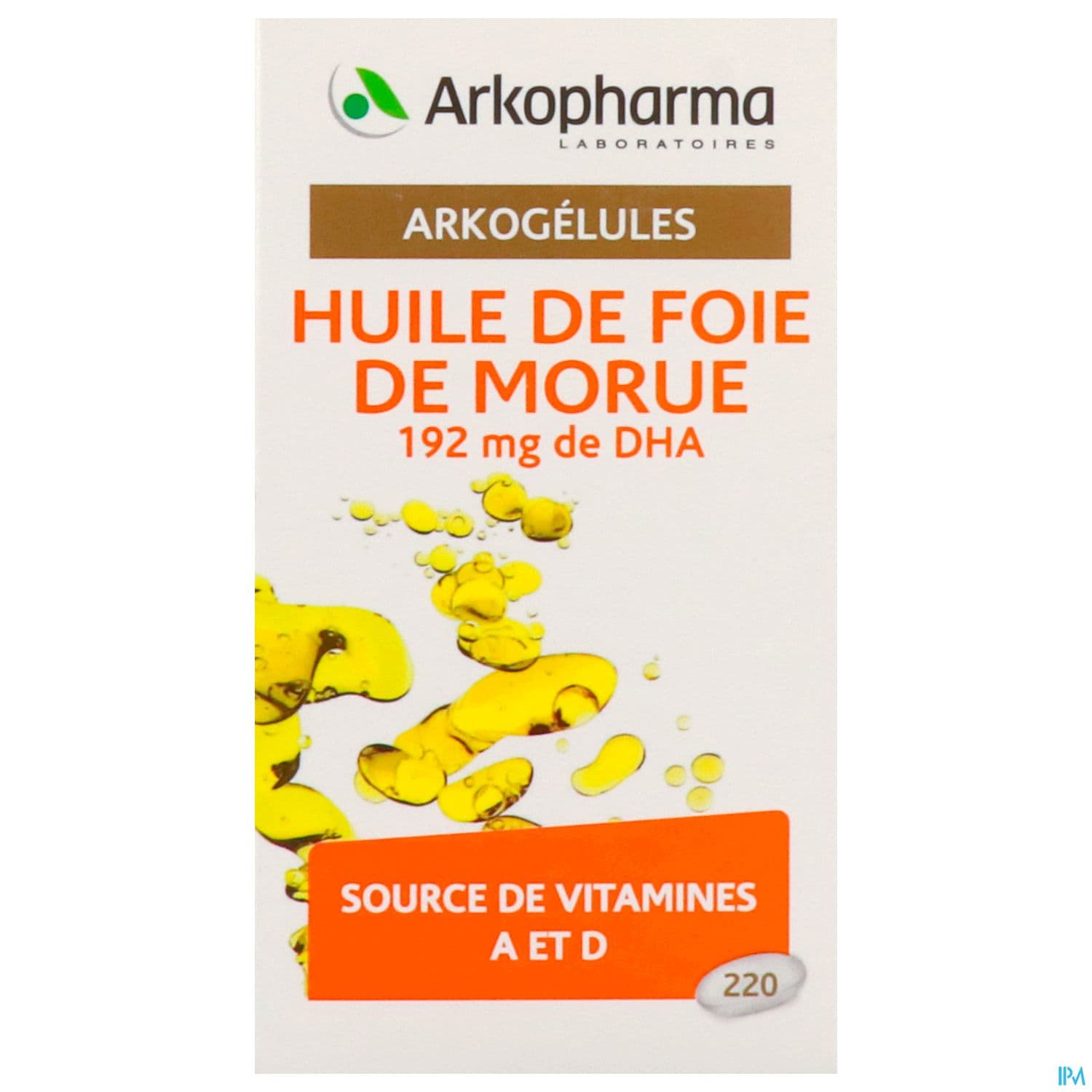 ARKOG HUILE FOIE MOR CAPS 220