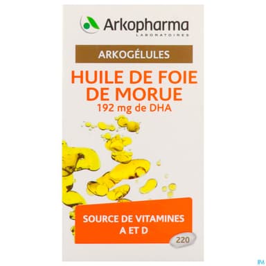 ARKOG HUILE FOIE MOR CAPS 220