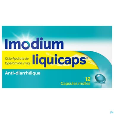 IMODIUMLIQUICAPS 2MG CAPSULES 12
