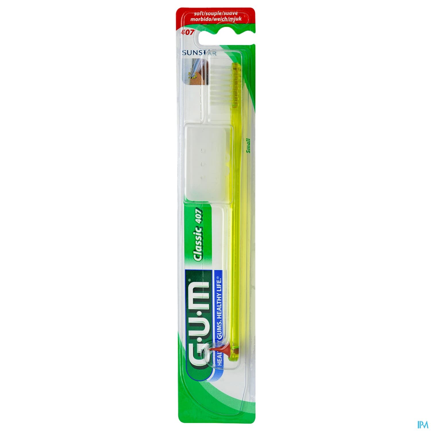 Gum classic brosse à dents souple small (modèle 407)
