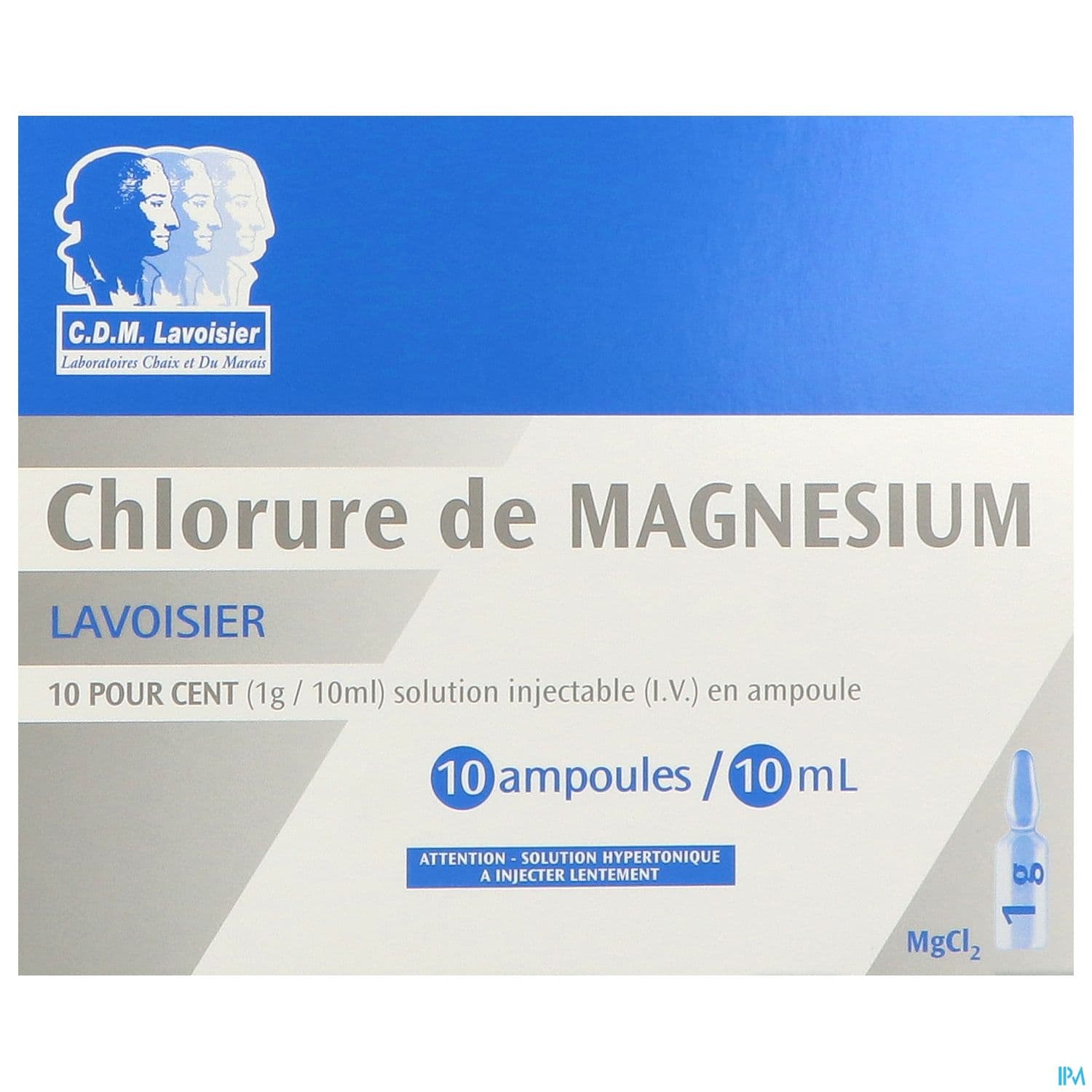 Lavoisier Magnesium Chlorure 10% Solution Injectable 10ml 10
