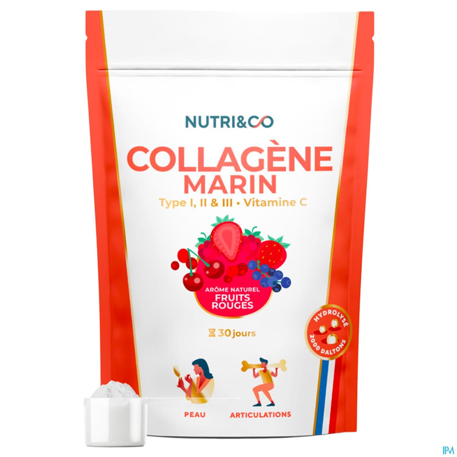 NUTRI&CO COLLAGENE FRUIT RGE 180G