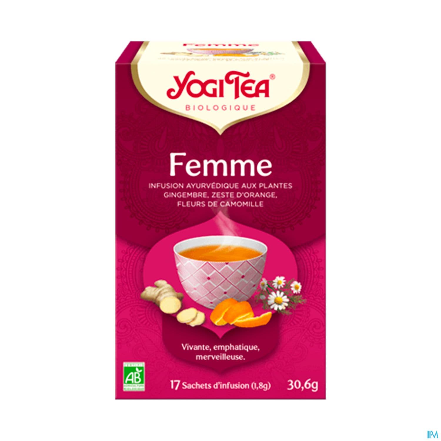 Yogi Tea Femme Bio Infusette 2g 17