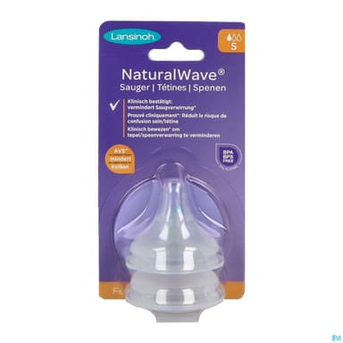 LANSINOH TETINE NATUREL WAVE LENT2