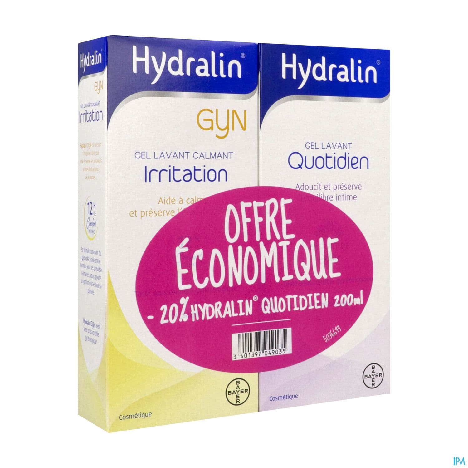HYDRALIN QUOTIDIEN+GYN 200MLX2
