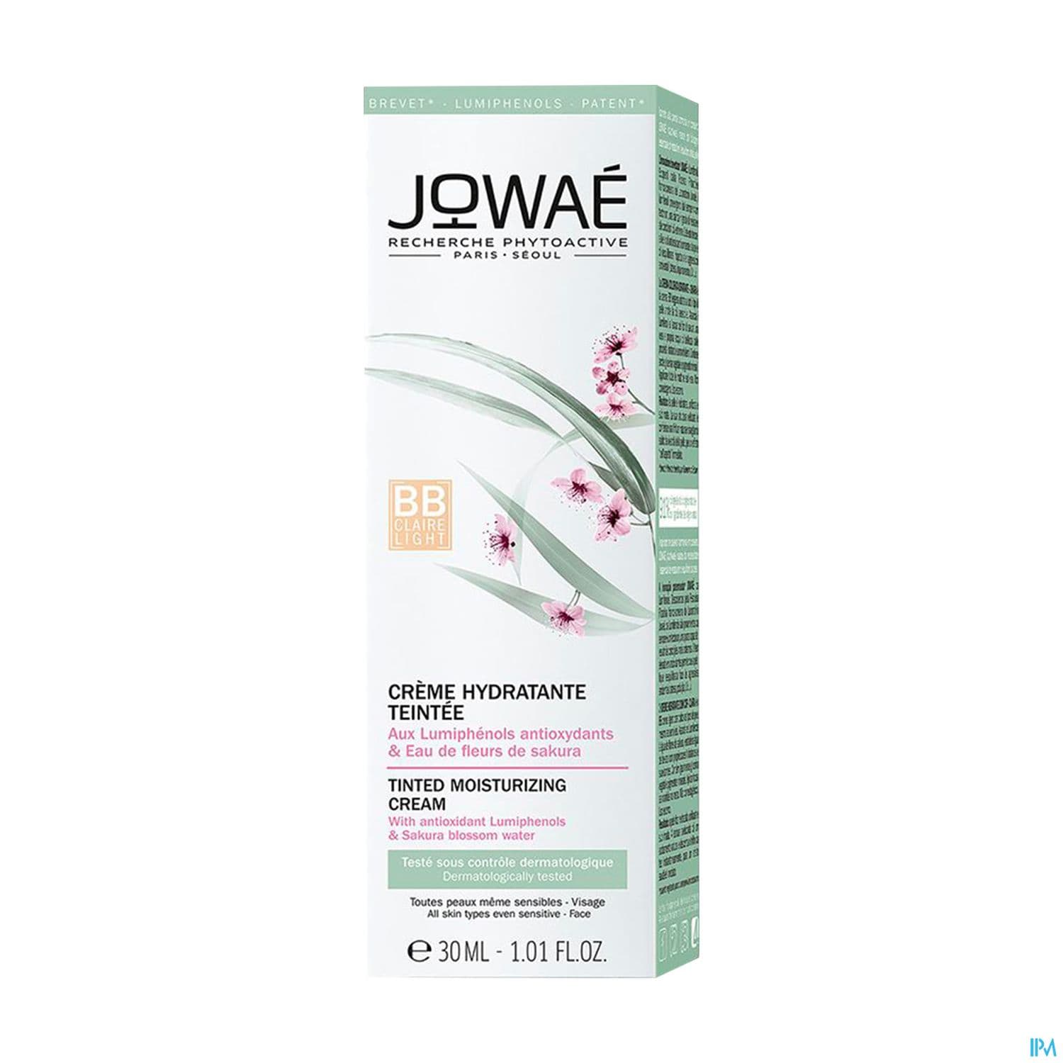 JOWAE CR HYDRA TEINTEE CLAIRE 30ML