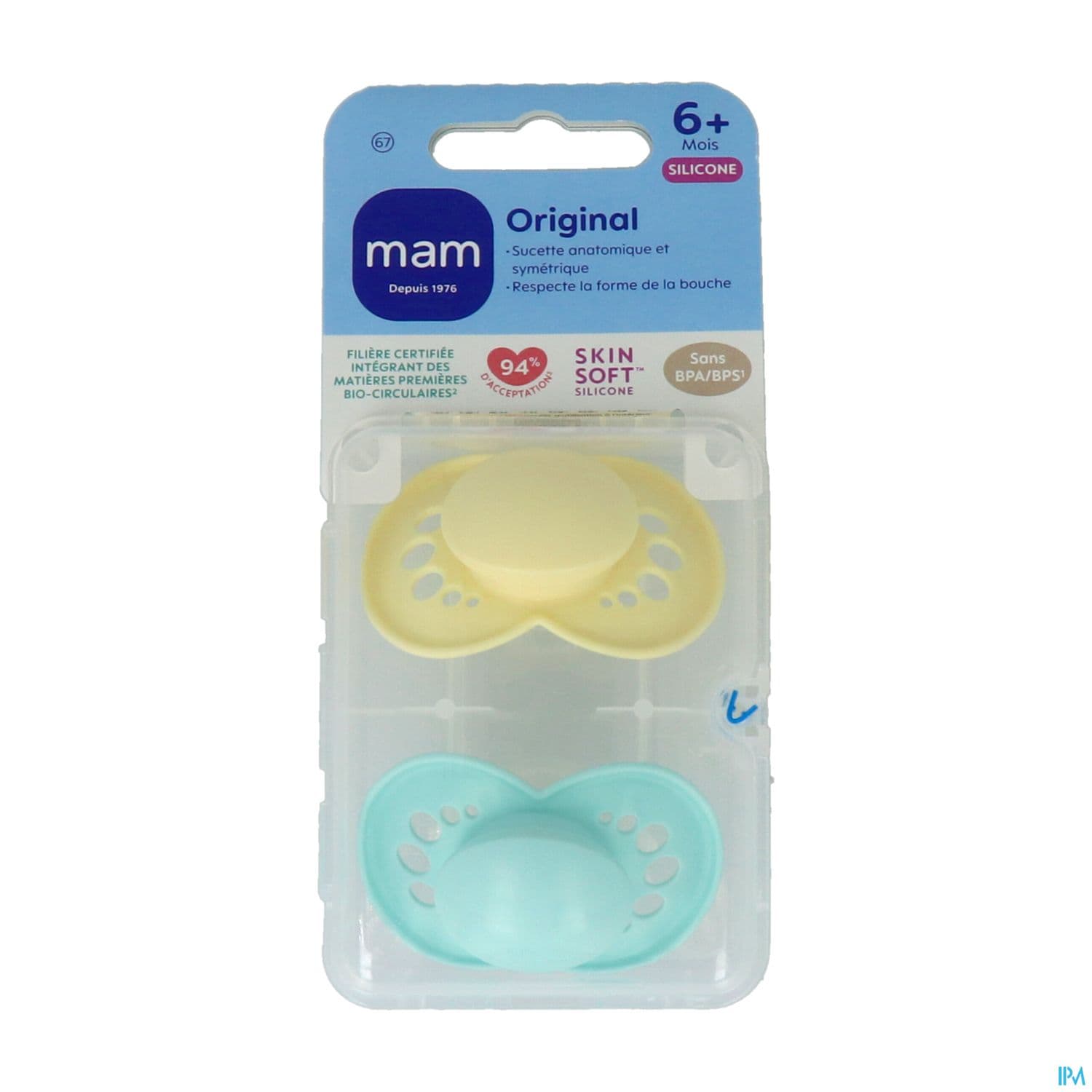 SUCET MAM ORIGIN TEND SIL 6+M X2