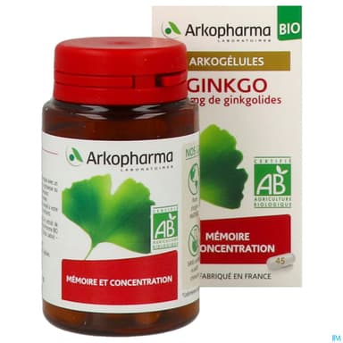 Arkogelules Ginkgo Bio Caps 45