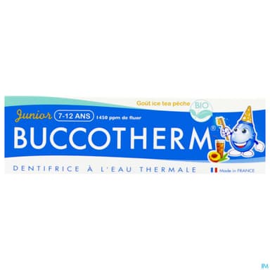Buccotherm 7/12ans Dentifrice Ice Tea Bio 50ml