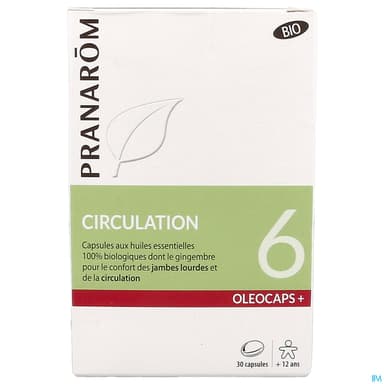PRANAROM OLEOCAPS+6 CIRCULAT CAP30