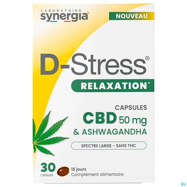 Synergia D Stress Relax Cbd Capsule 30