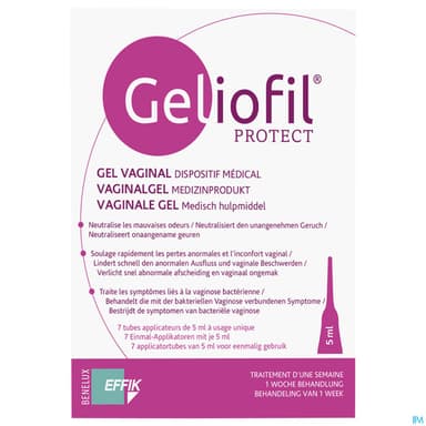 Geliofil Protect Gel Vaginal 5ml X7