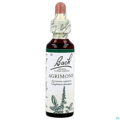 Fleurs De Bach Original 01 Agrimony Compte Gouttes 20ml