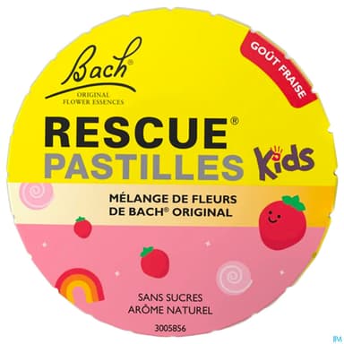 Rescue Bach Kids Pastille Fraise 50g
