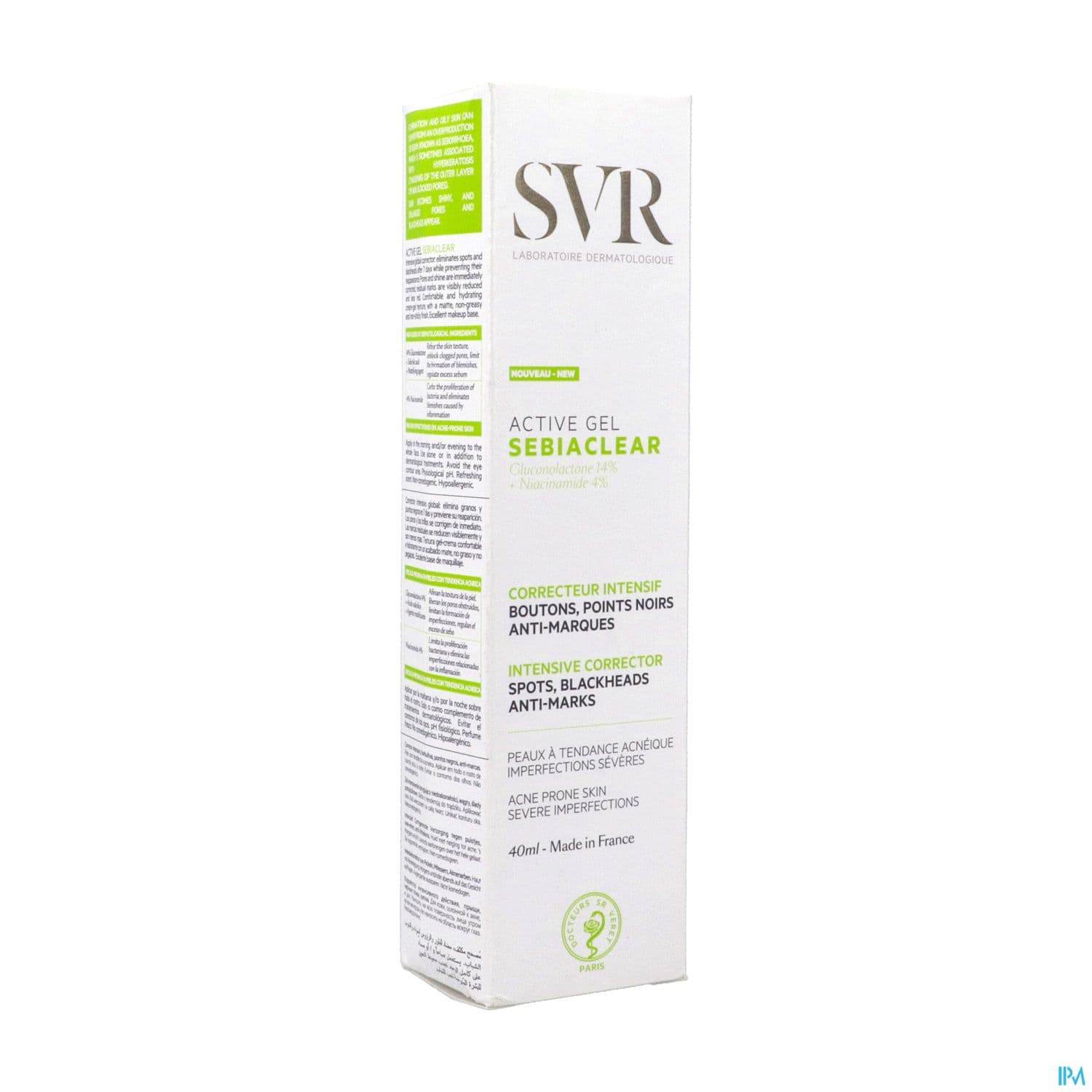 SVR SEBIACLEAR GEL ACTIVE 40ML
