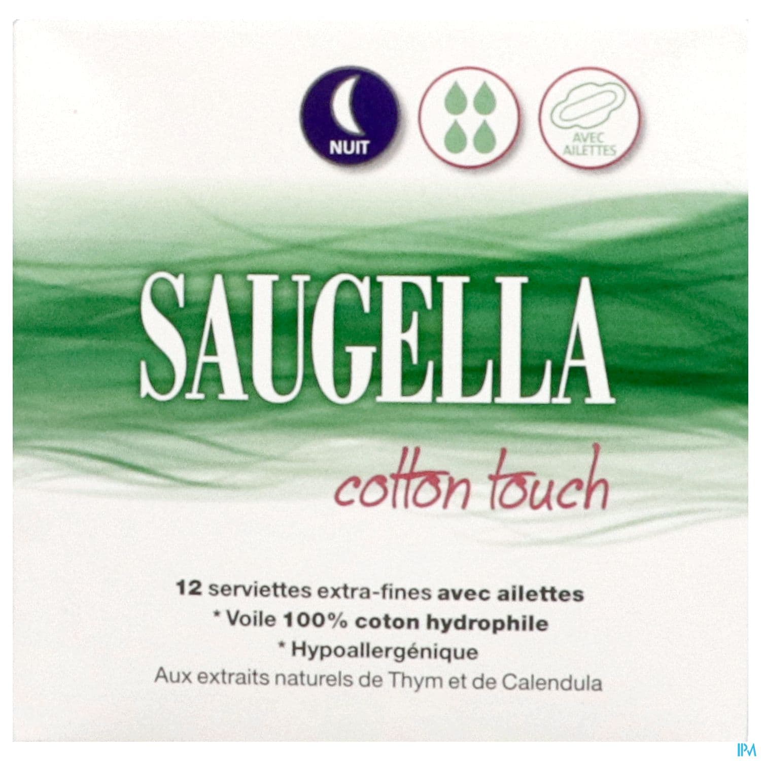 Saugella Cotton Touch Serviette Nuit 12